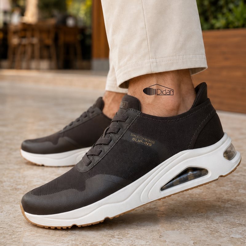 کفش اورجینال اسپرت مردانه اسکیچرز Slip-ins مشکی کد 905